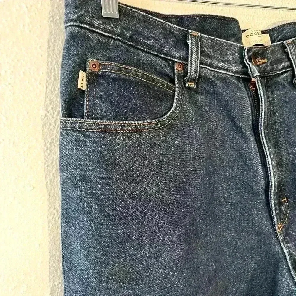 Men's L. L. Bean Double L Classic Fit, Flannel-Lined Jeans Size 36x34